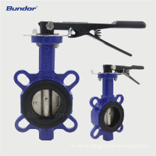Bundor API 609 resilient seated butterfly valve EPDM liner butterfly valve